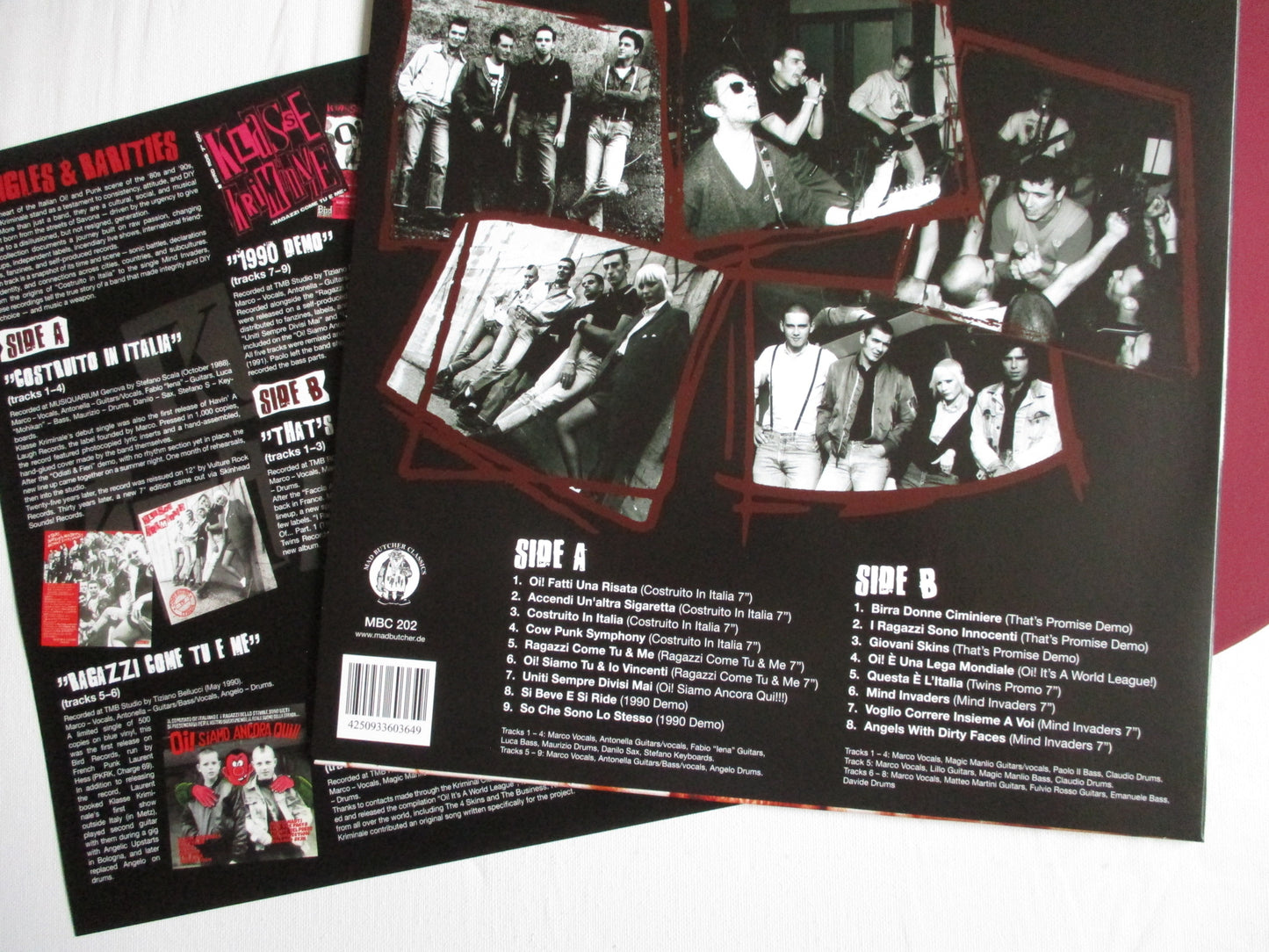 KLASSE KRIMINALE singles & rarities LP