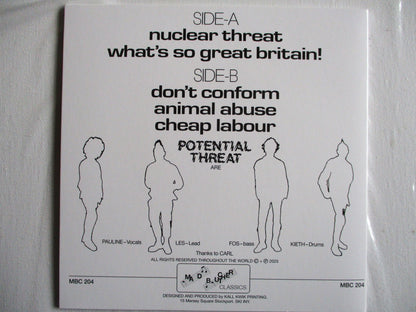POTENTIAL THREAT what's so great britain? 7"