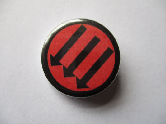 ANTI FASCIST punk badge