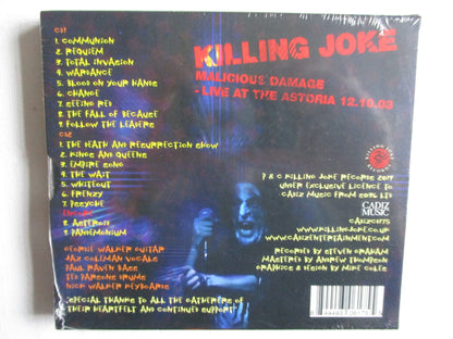 KILLING JOKE malicious damage , astoria 2003 2CD
