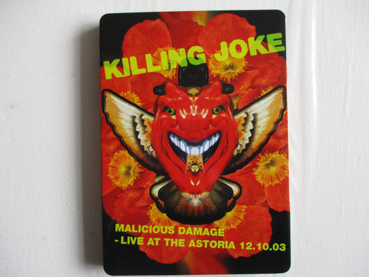 KILLING JOKE malicious damage , astoria 2003 DVD TIN BOX