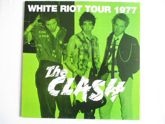 THE CLASH white riot tour 1977 LP , one only*