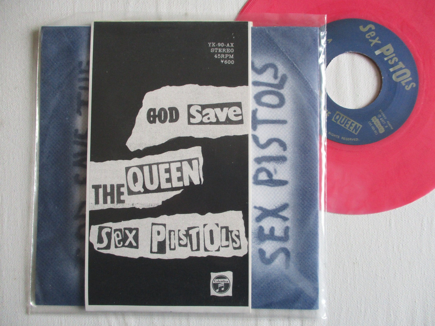 SEX PISTOLS god save the queen 7" Jap/Brazil repro