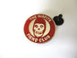 THE MISFITS punk METAL BADGE (blood red)