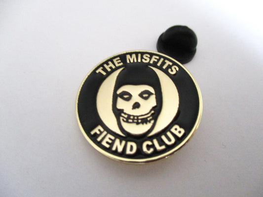 The Misfits fiend club enamel pin metal badge horror punk Danzig Samhain
