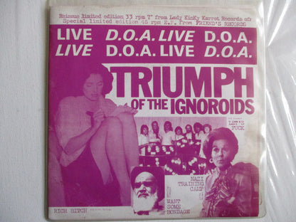 DOA triumph of the ignoroids 7" G EX
