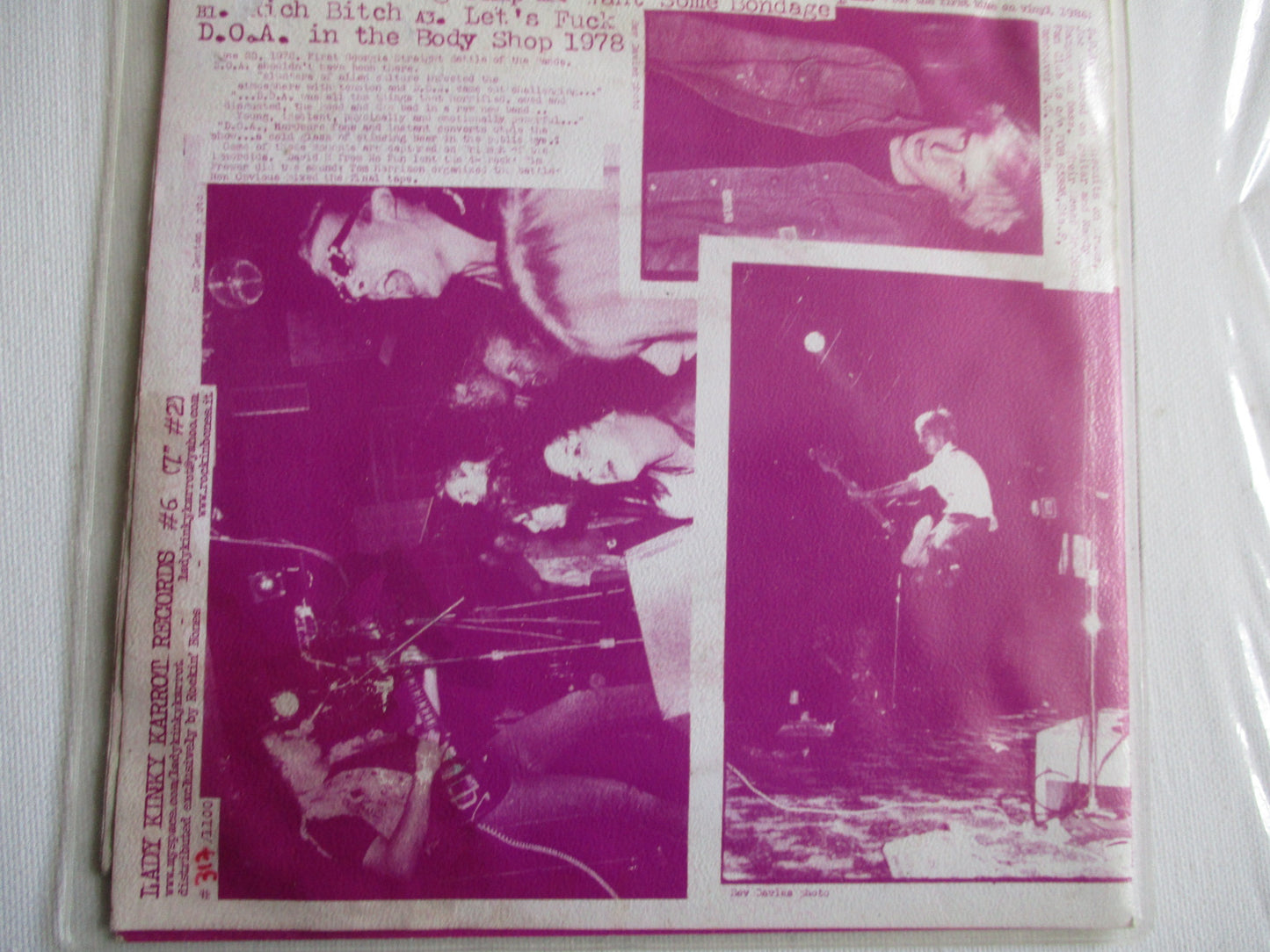 DOA triumph of the ignoroids 7" G EX