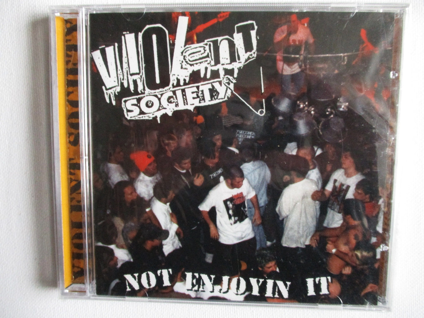 VIOLENT SOCIETY not enjoyin it CD (Casualties style US import)
