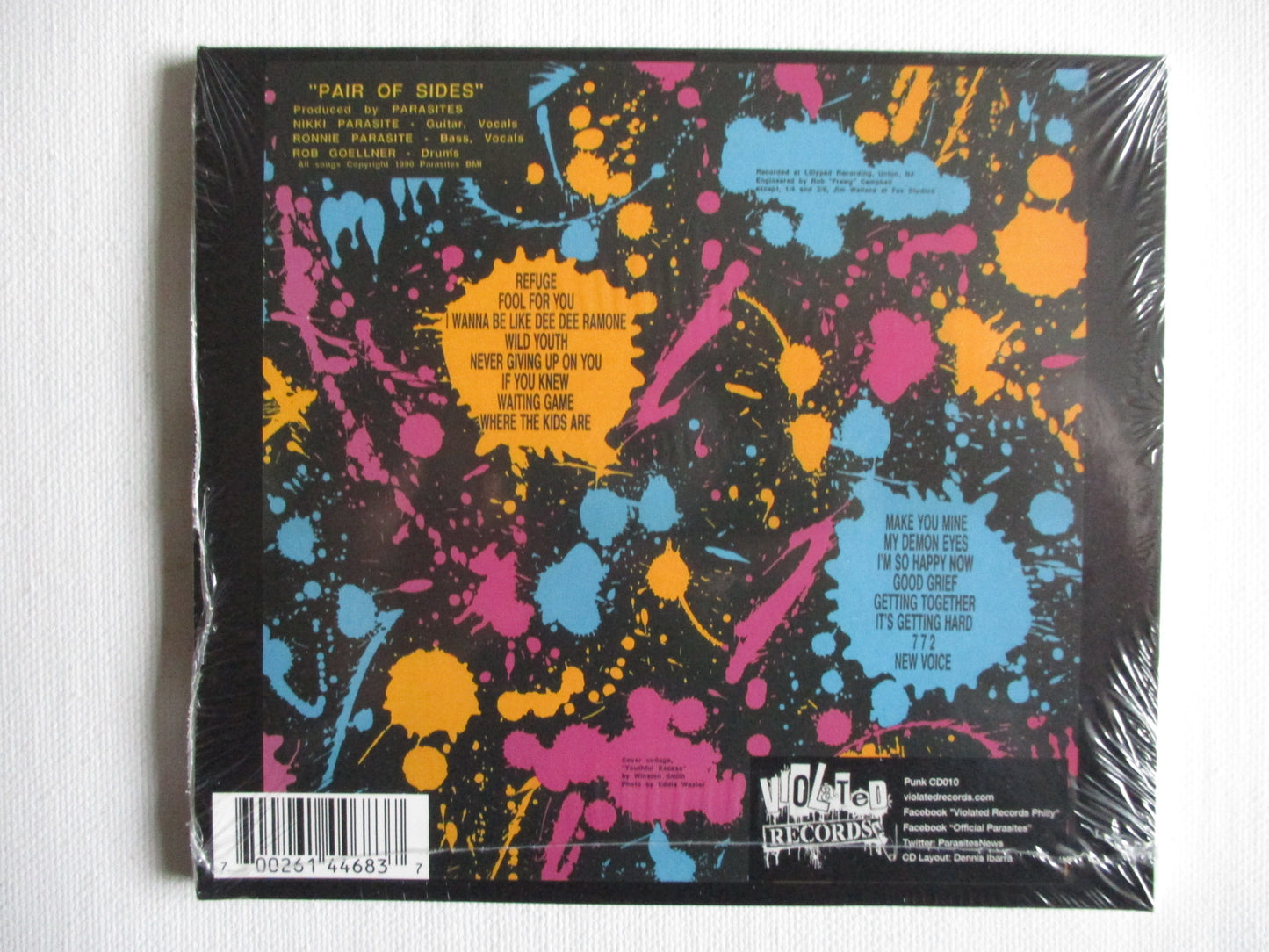 PARASITES pair of sides CD one only US import