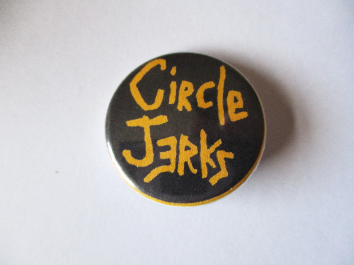 CIRCLE JERKS punk badge (logo)