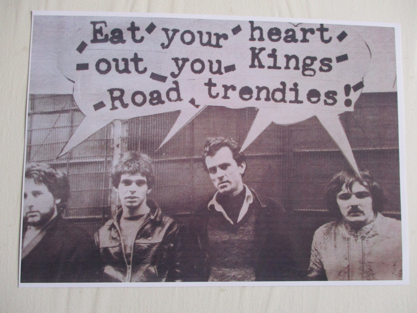 THE STRANGLERS glossy punk print