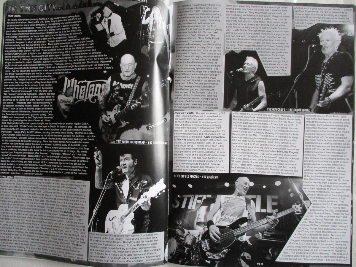 RIOT 77 fanzine NEW with Claimed Choice , Ruefrex , An Slua