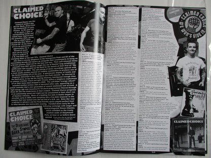 RIOT 77 fanzine NEW with Claimed Choice , Ruefrex , An Slua