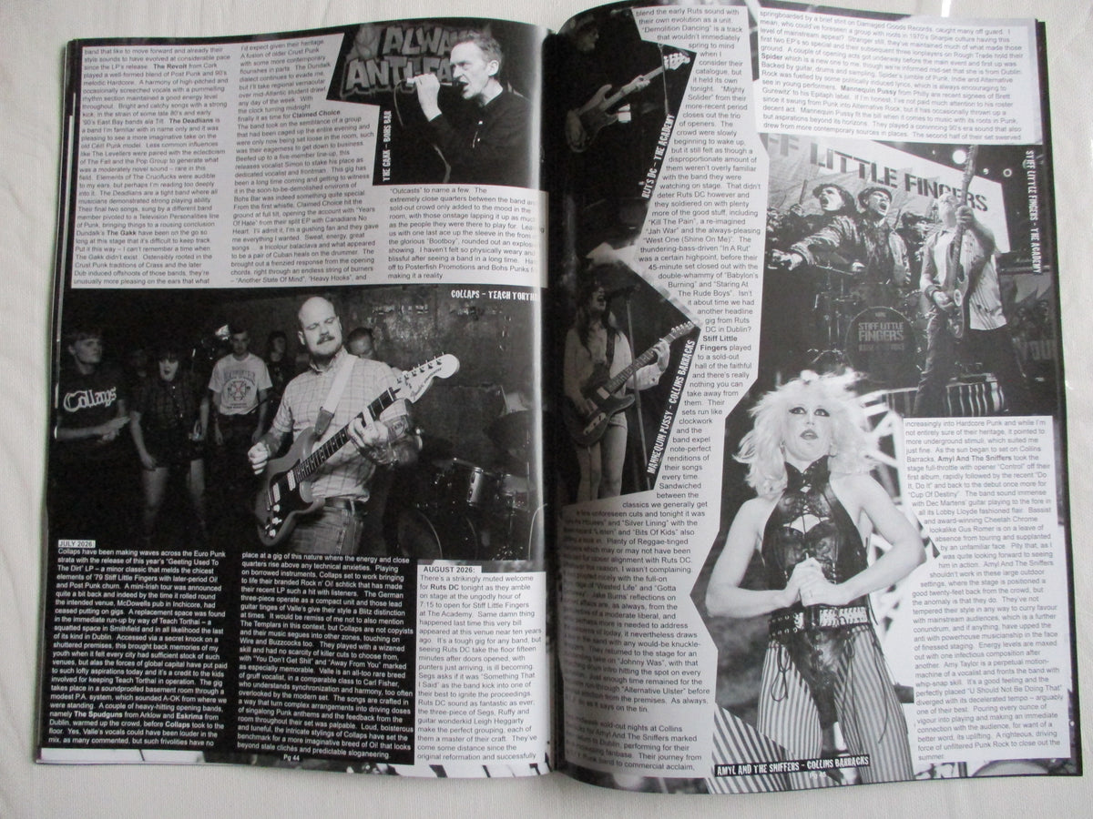 RIOT 77 fanzine NEW with Claimed Choice , Ruefrex , An Slua