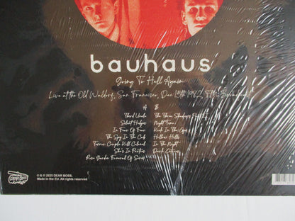 BAUHAUS going to hell again LP 300 only RED V