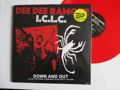 DEE DEE RAMONE down & out ICLC LP 300 only