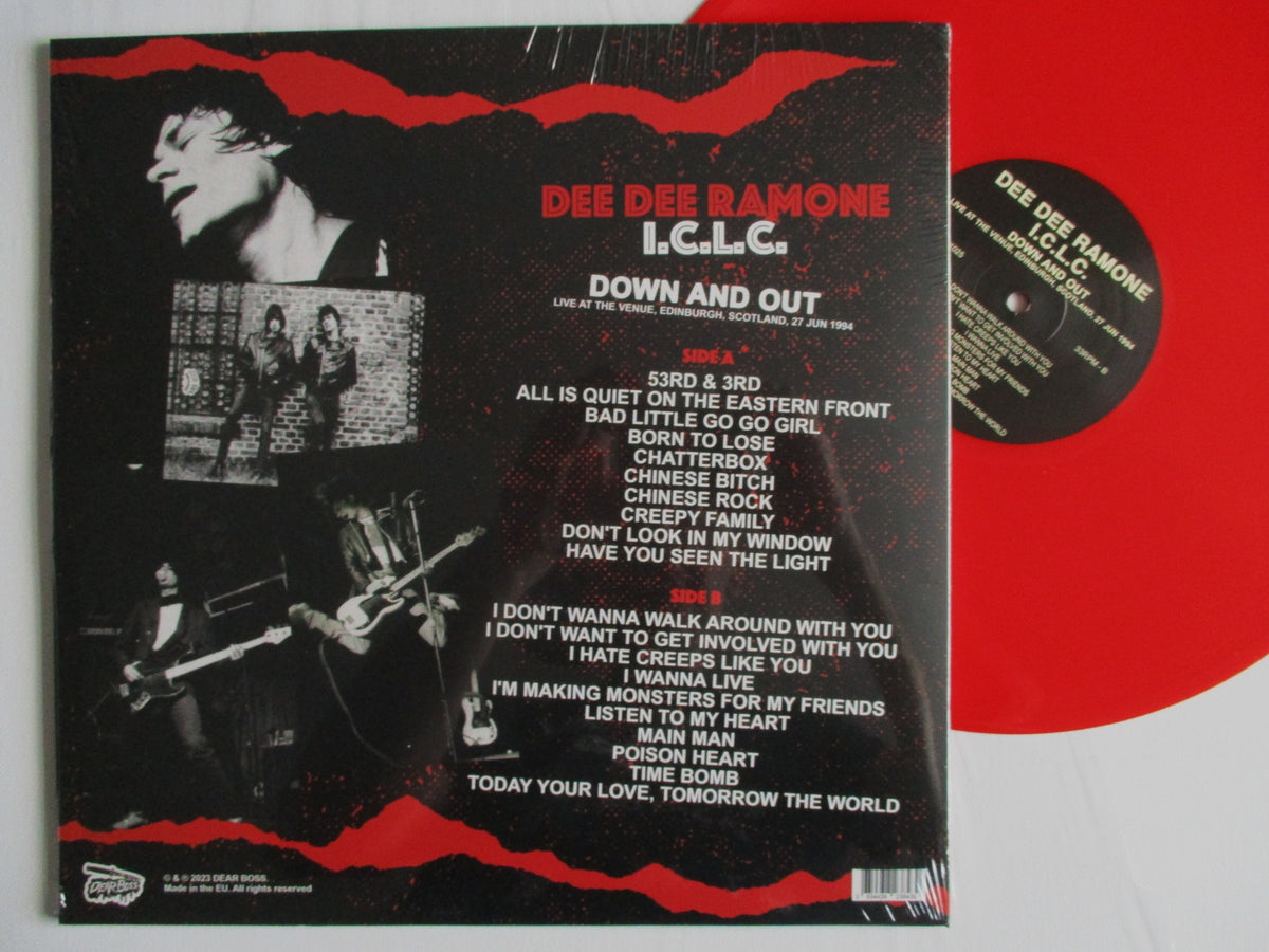 DEE DEE RAMONE down & out ICLC LP 300 only