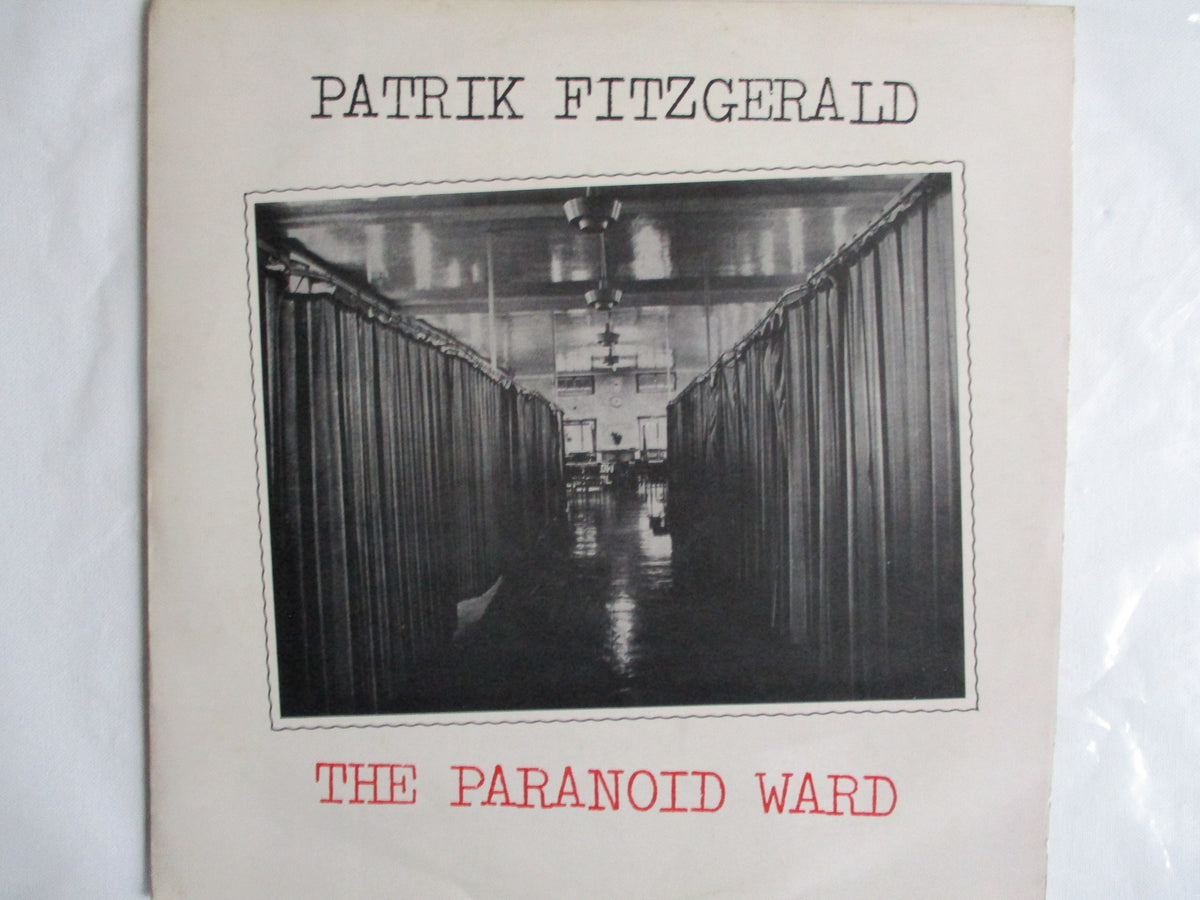 PATRIK FITZGERALD the paranoid ward 12" EP VG+ F+