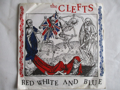 THE CLEFTS red white & blue 7" G+ EX