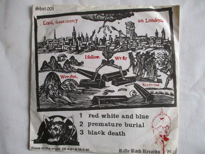 THE CLEFTS red white & blue 7" G+ EX