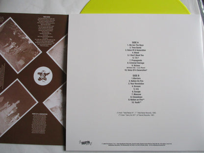 BLITZ voice of a generation LP