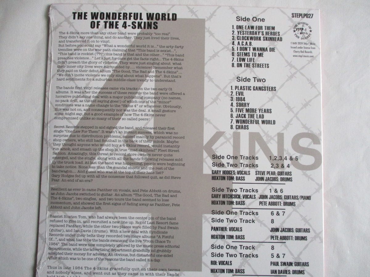 4SKINS wonderful world LP (best of)