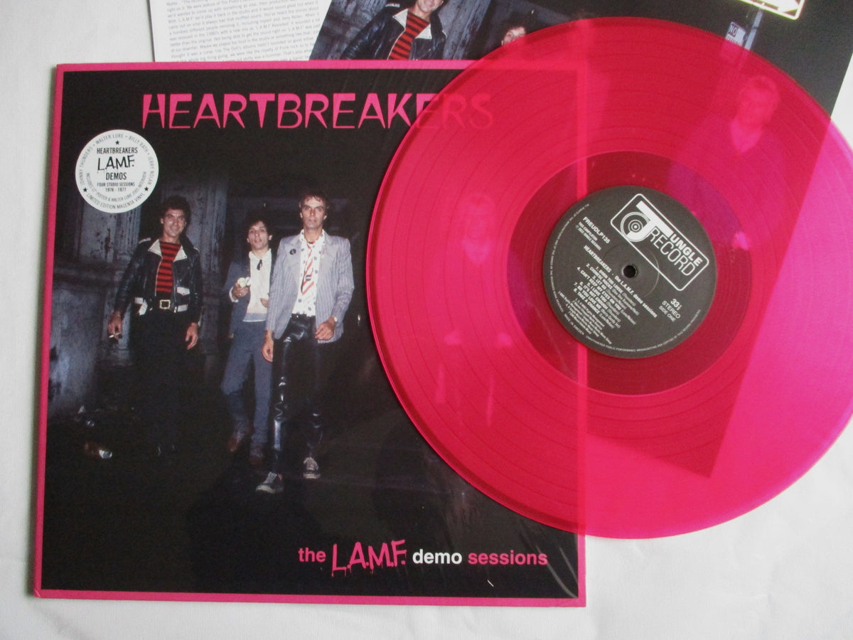 HEARTBREAKERS the LAMF demo sessions LP + poster