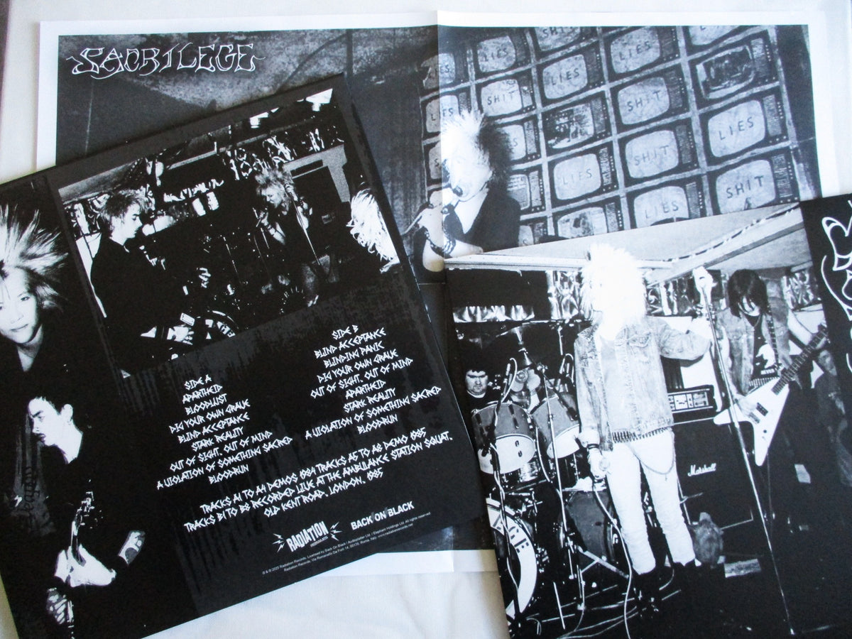 SACRILEGE total sacrilege LP + poster