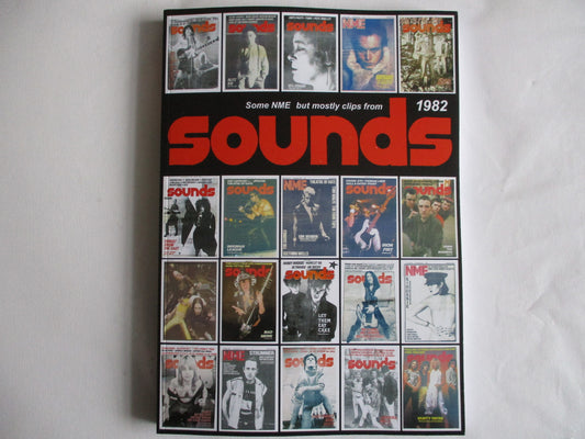 SOUNDS etc 1982 cuttings HUGE BOOK very few