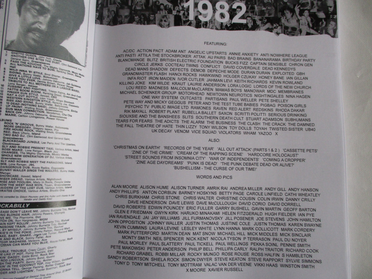 SOUNDS etc 1982 cuttings HUGE BOOK very few