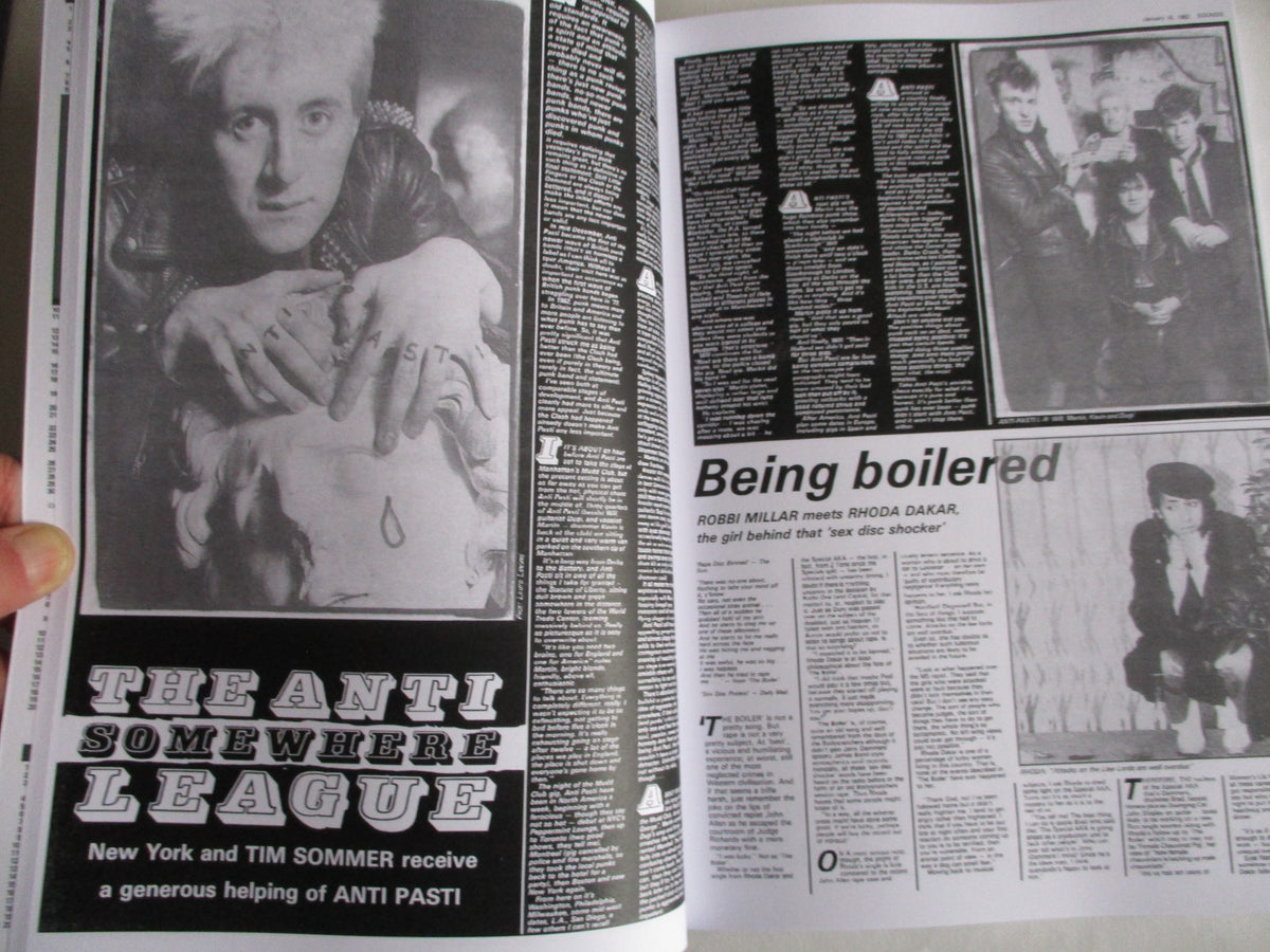 SOUNDS etc 1982 cuttings HUGE BOOK very few