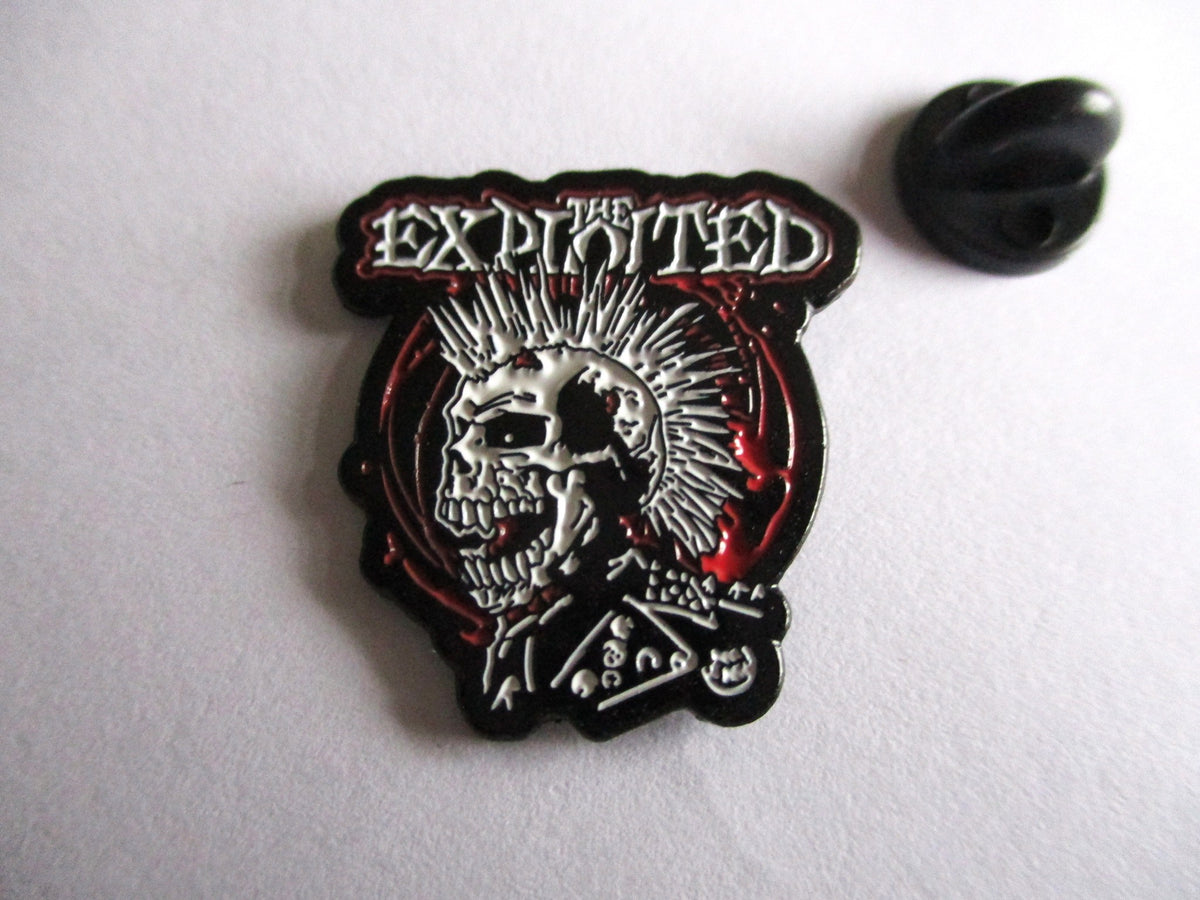 EXPLOITED punk metal badge enamel pin