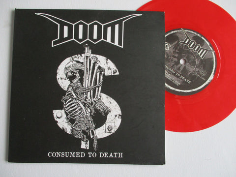 DOOM consumed to death 7" VG+ EX