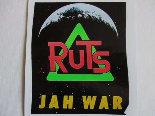 THE RUTS large PUNK VINYL STICKER