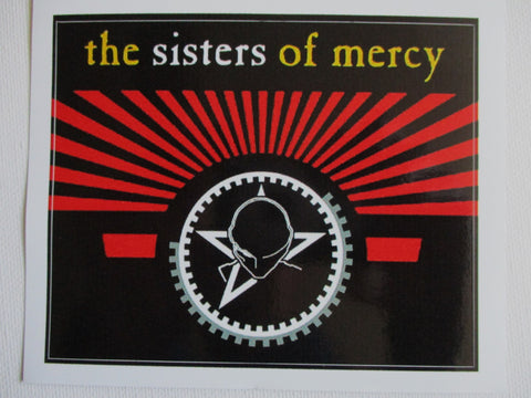 SISTERS OF MERCY large GOTH PUNK VINYL STICKER