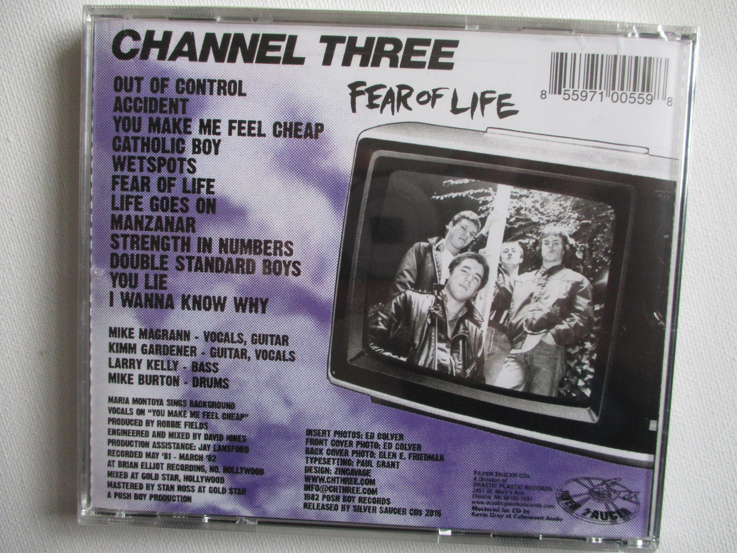 CHANNEL 3 fear of life CD