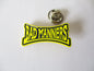 BAD MANNERS logo SKA METAL BADGE (yellow)