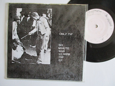 SIX MINUTE WAR s/t 7"  G VG+