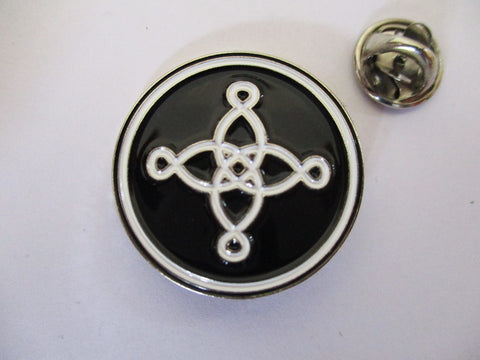 THE MISSION goth POST PUNK METAL BADGE (very few)