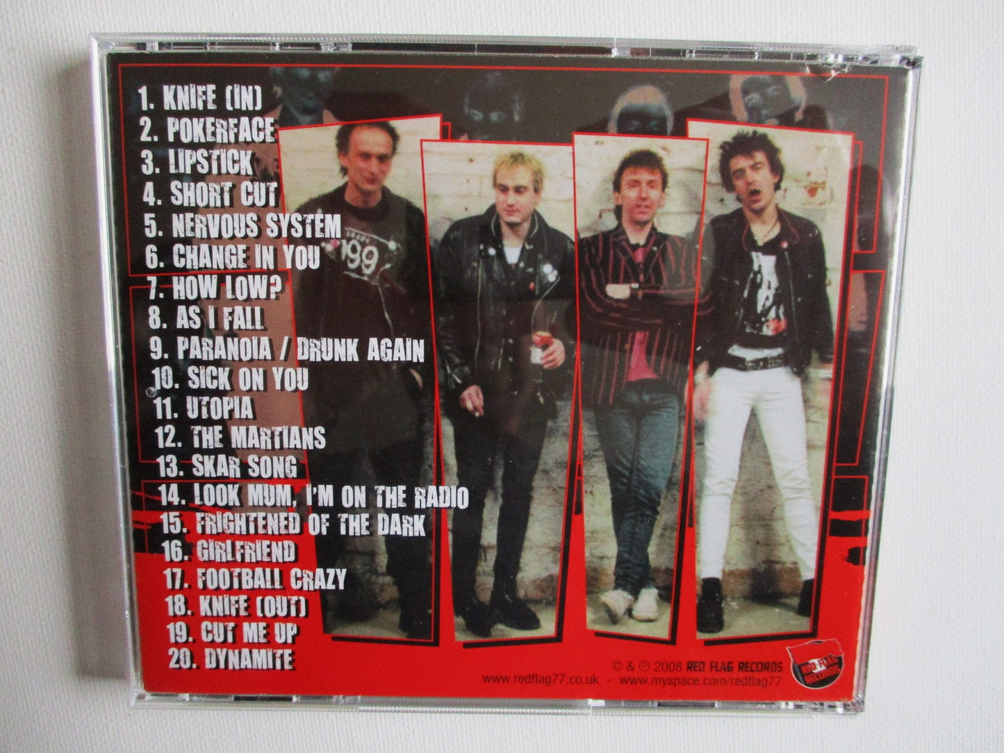 RED FLAG 77 short cut to a better world CD (great 77 style punk)