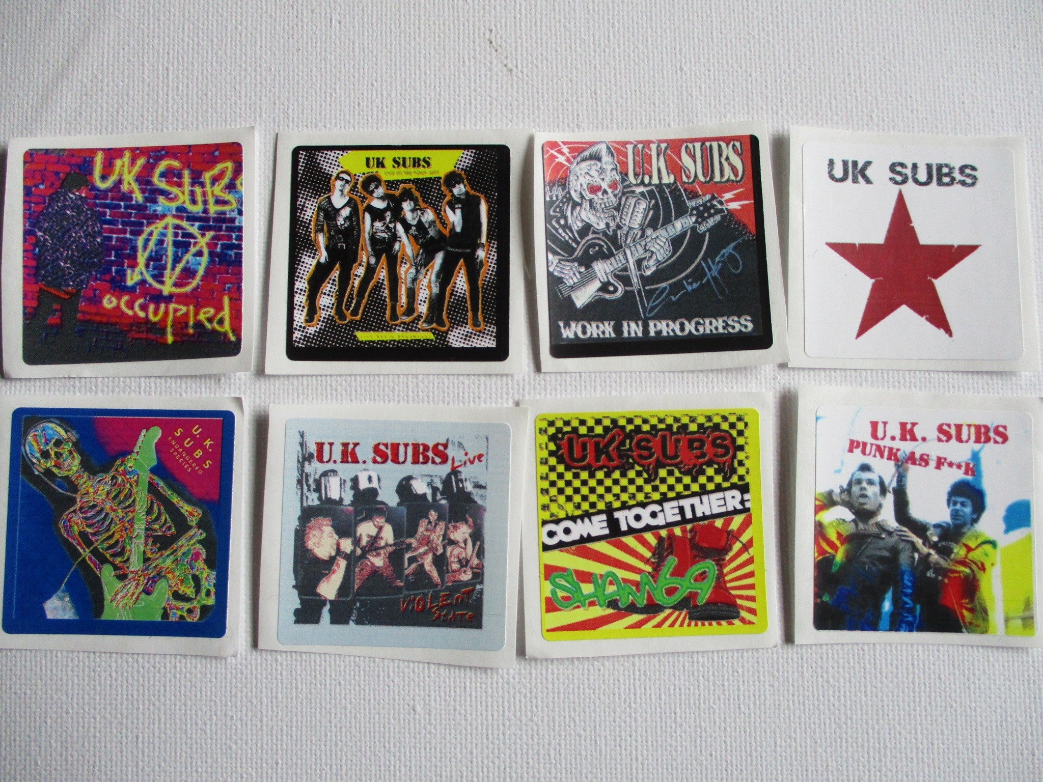 UK SUBS small sticker set No.1 – Savage Amusement