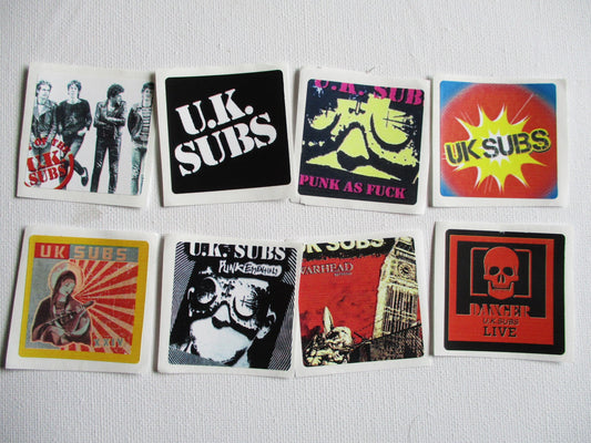 UK SUBS small sticker set No.2