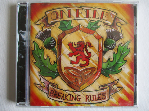 ON FILE breaking rules CD (Oi!)