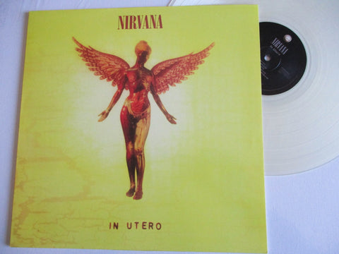 NIRVANA in utero LP CLEAR repro , only 2 available