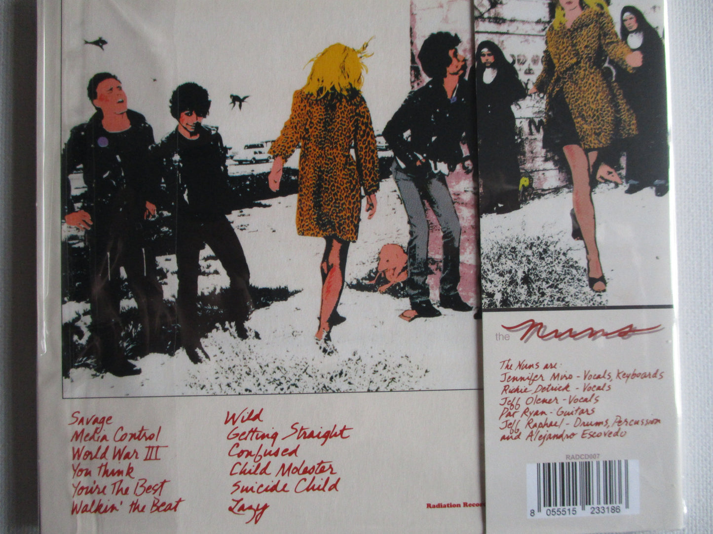 THE NUNS s/t CD digipak import