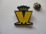 MADNESS crown logo SKA METAL BADGE dk blue