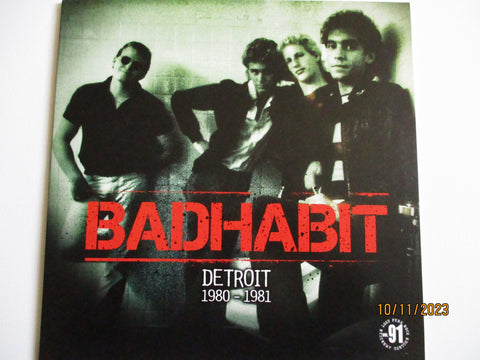 BAD HABIT detroit 1980 - 1981 LP