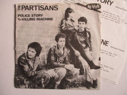 THE PARTISANS police story 7"  VG EX