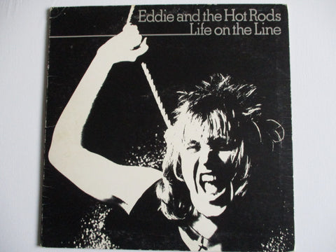 EDDIE & THE HOT RODS life on the line LP  G G