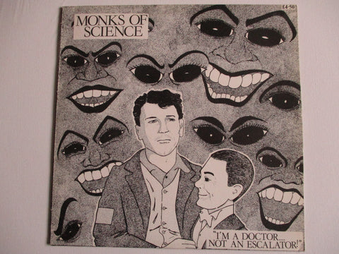 MONKS OF SCIENCE i'm a doctor LP VG EX (1990 HC/punk)
